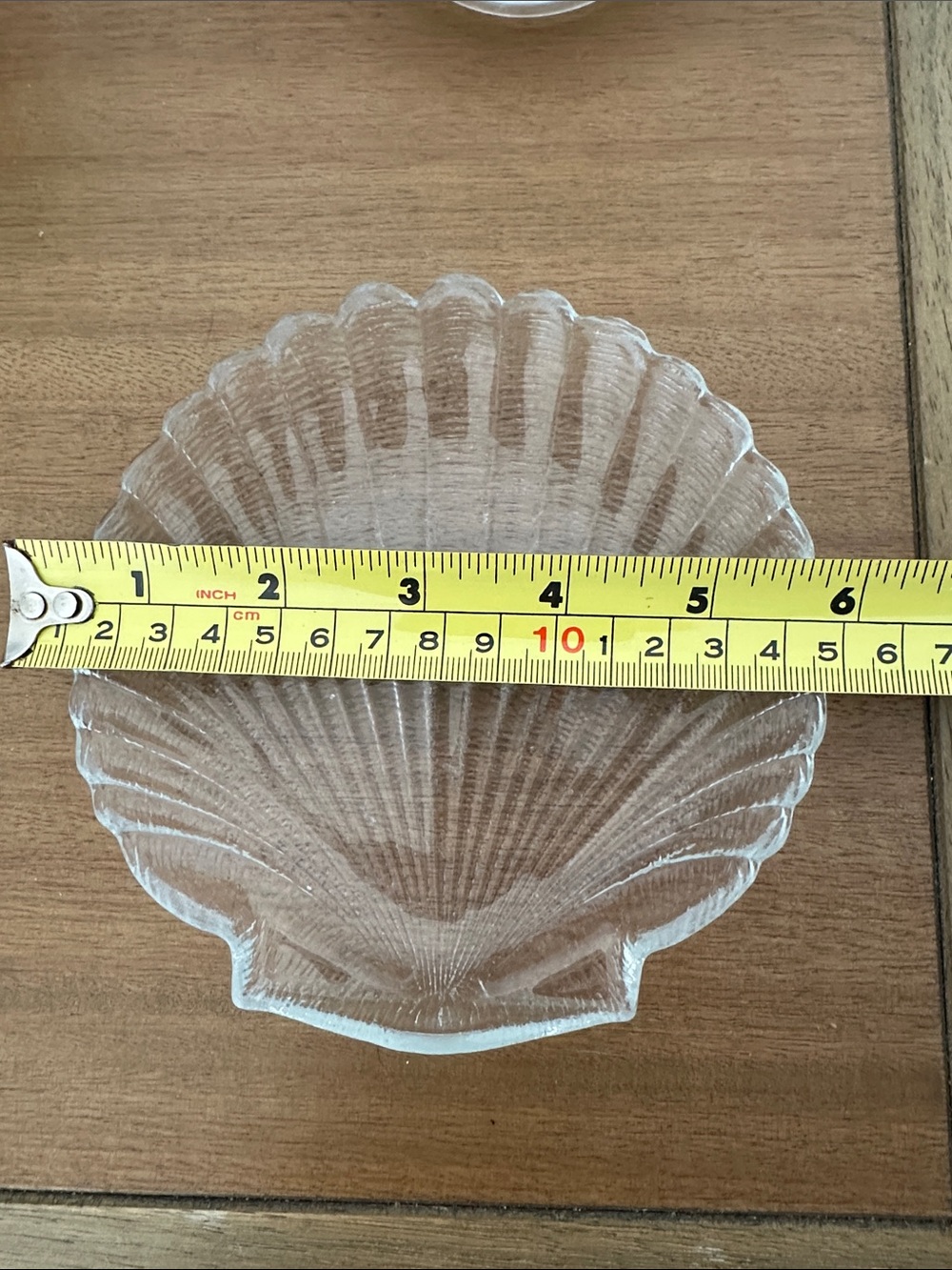 Clear Glass Shell Dish - Picture 5 of 6